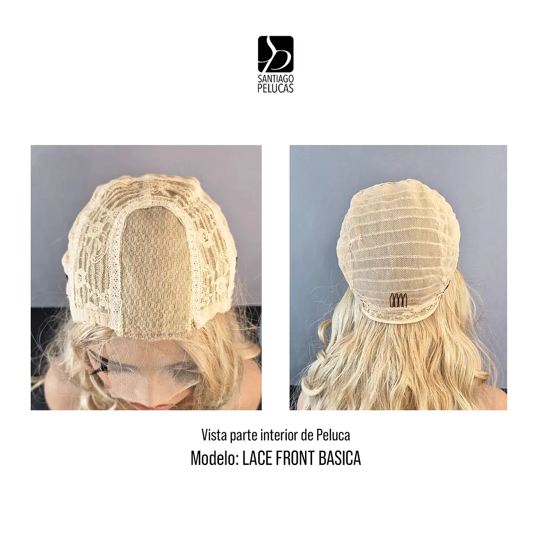 SB1483 LACE FRONT BASICA RUBIO BEIGE MATIZADO 3