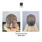SB1661 GISELE LACE FRONT EXTRA LARGA LISA RUBIO CLARO MATIZADO CENIZA - Miniatura 3