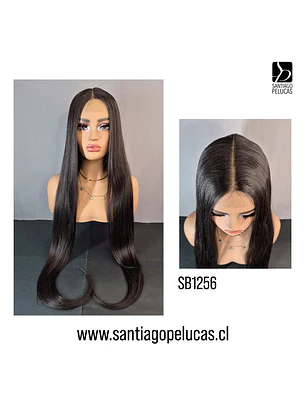 SB1256 LACE FRONT EXTRA LARGA 1 MT LISA CASTAÑO OSCURO