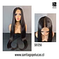 SB1256 LACE FRONT EXTRA LARGA 1 MT LISA CASTAÑO OSCURO - Miniatura 1