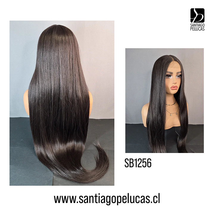 SB1256 LACE FRONT EXTRA LARGA 1 MT LISA CASTAÑO OSCURO 2