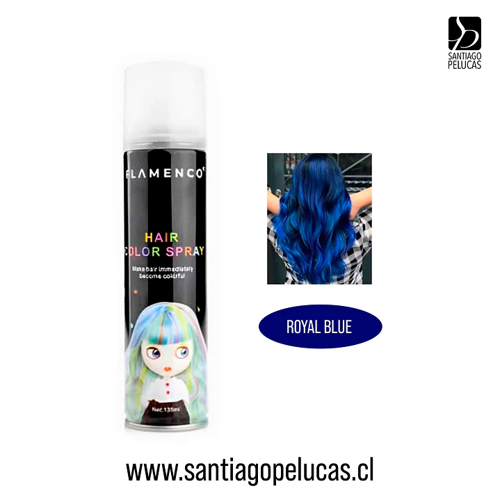 SPRAY COLORACION CABELLO - AZUL 1