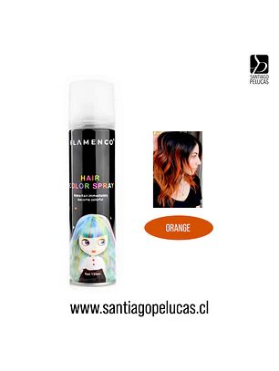 SPRAY COLORACION CABELLO - NARANJA