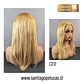 C312 LACE FRONTAL LARGA LISA RUBIO CLARO DORADO - Miniatura 2