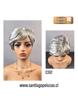 C392 NATURAL CORTA CON ONDAS CANOSA