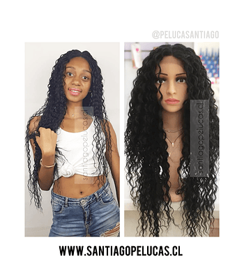 SB 0113 LACE FRONT CRESPA NEGRO