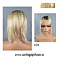D108 TAMY TOPPER NATURAL LACE RUBIO PLATINADO CON CREC. OSCURO - Miniatura 2