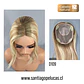 D109 CHLOE TOPPER NATURAL LACE RUBIO EXTRA CLARO CON CREC. CLARO - Miniatura 1
