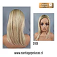 D109 CHLOE TOPPER NATURAL LACE RUBIO EXTRA CLARO CON CREC. CLARO - Miniatura 2