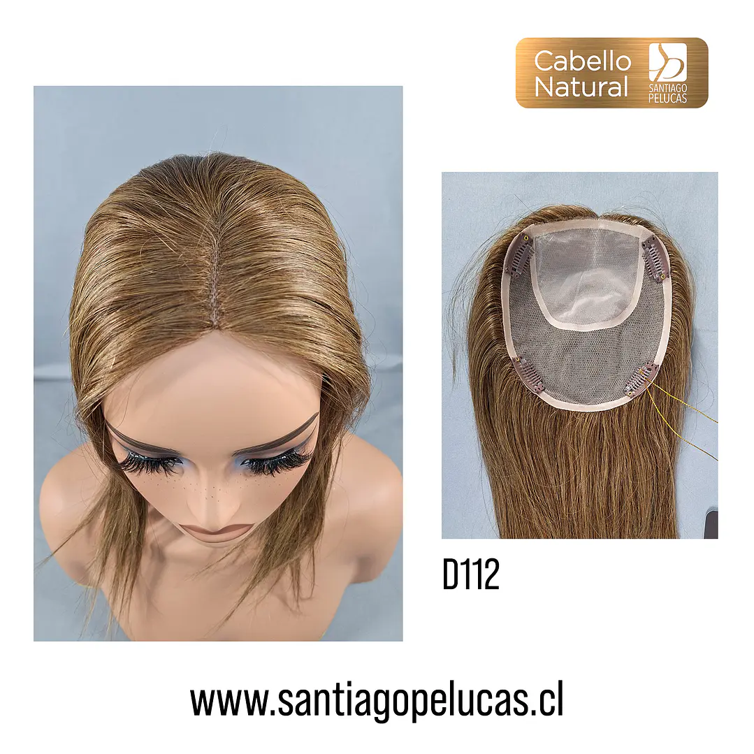 D112 CHLOE TOPPER NATURAL LACE RUBIO 1