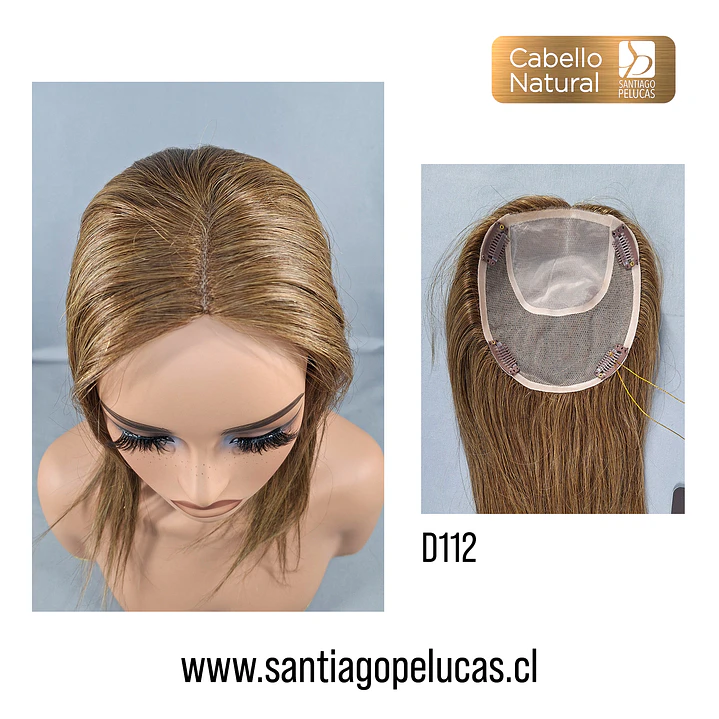D112 CHLOE TOPPER NATURAL LACE RUBIO 1
