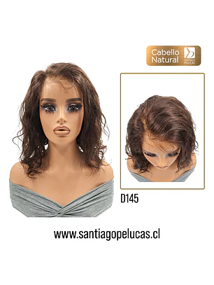 D145 MALIA LACE FRONTAL MELENA CON ONDAS CASTAÑO MEDIO