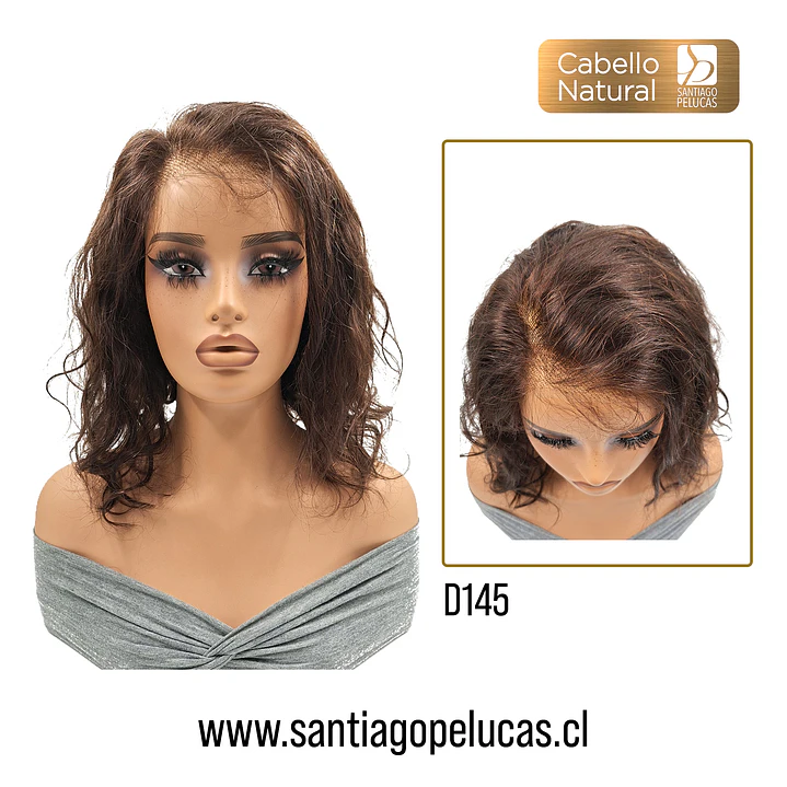 D145 MALIA LACE FRONTAL MELENA CON ONDAS CASTAÑO MEDIO 1