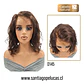 D145 MALIA LACE FRONTAL MELENA CON ONDAS CASTAÑO MEDIO - Miniatura 1
