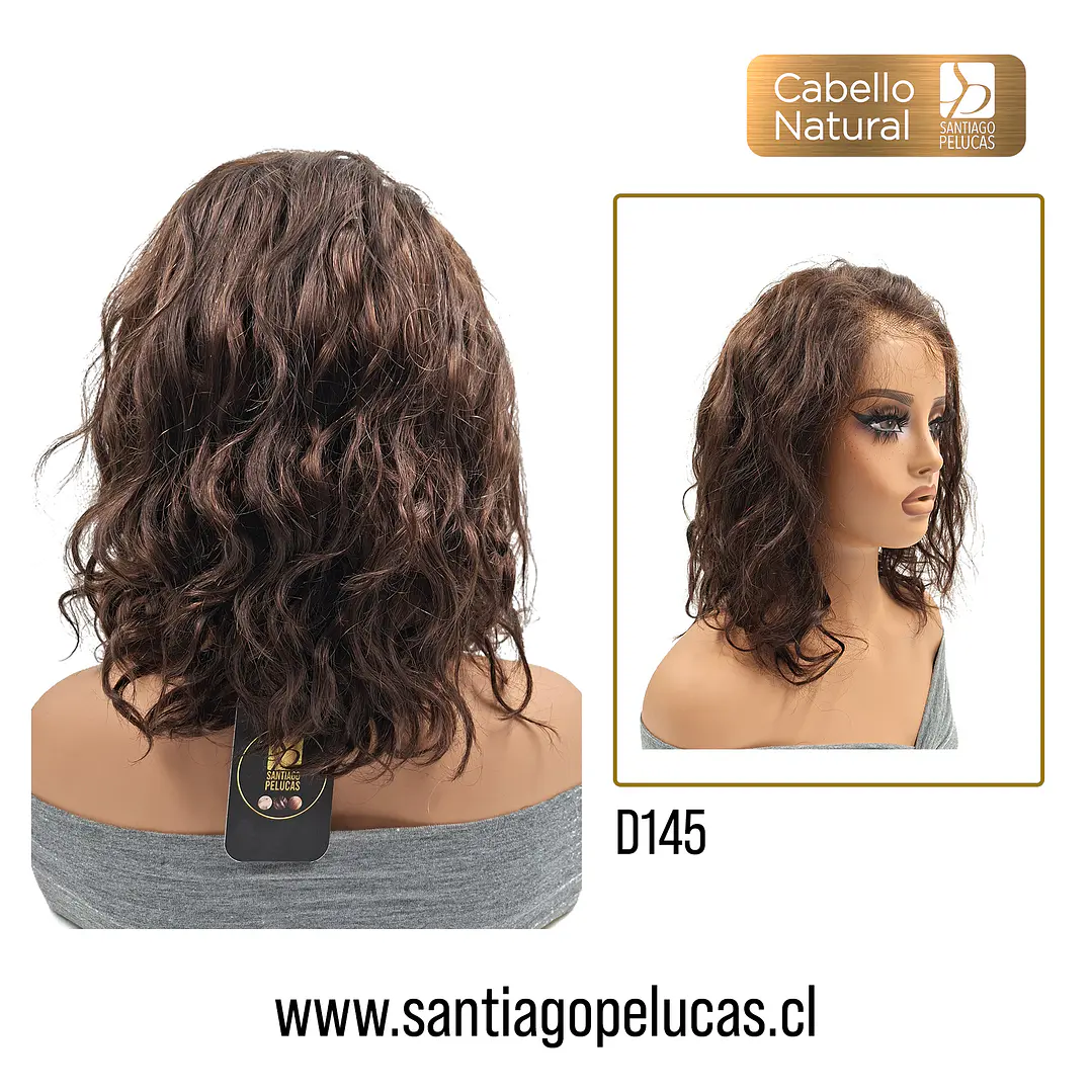 D145 MALIA LACE FRONTAL MELENA CON ONDAS CASTAÑO MEDIO 2