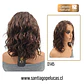 D145 MALIA LACE FRONTAL MELENA CON ONDAS CASTAÑO MEDIO - Miniatura 2