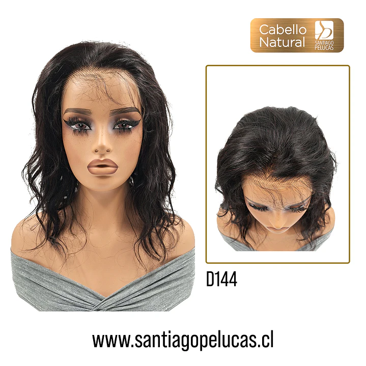 D144 MALIA LACE FRONTAL MELENA CON ONDAS CASTAÑO OSCURO 1