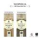 D126 NEO CORTINA NATURAL LISA CON MICROPEINES RUBIO CENIZA VISADO (9 Piezas) - Miniatura 3