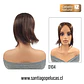 D104 TAMY TOPPER NATURAL LACE CASTAÑO MEDIO - Miniatura 2