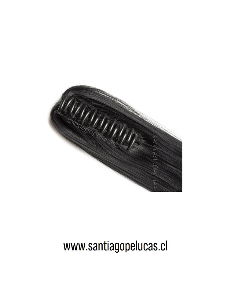 SB 0519 POSTIZO DE TRABA LISO NEGRO