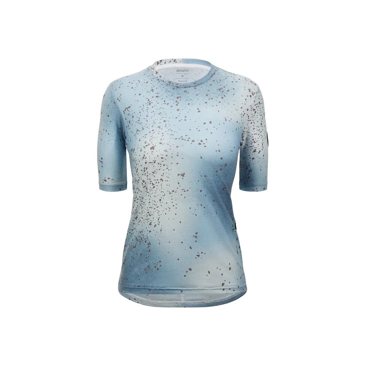 Maillot Santini Gravel Fango Delta Women - Light Blue