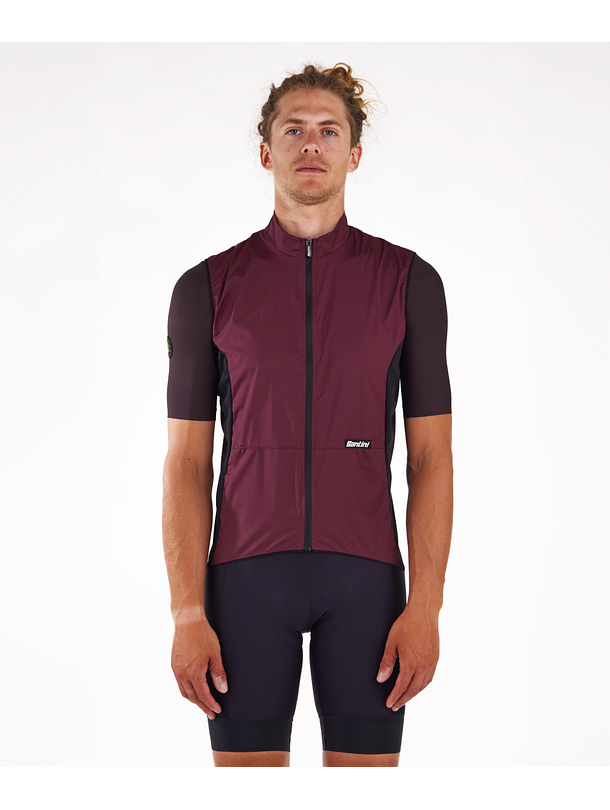 Cortaviento Santini Trail UNISEX - Burgundy