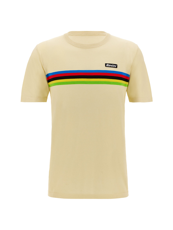 Camiseta Santini UCI WORLD CHAMPION - White 