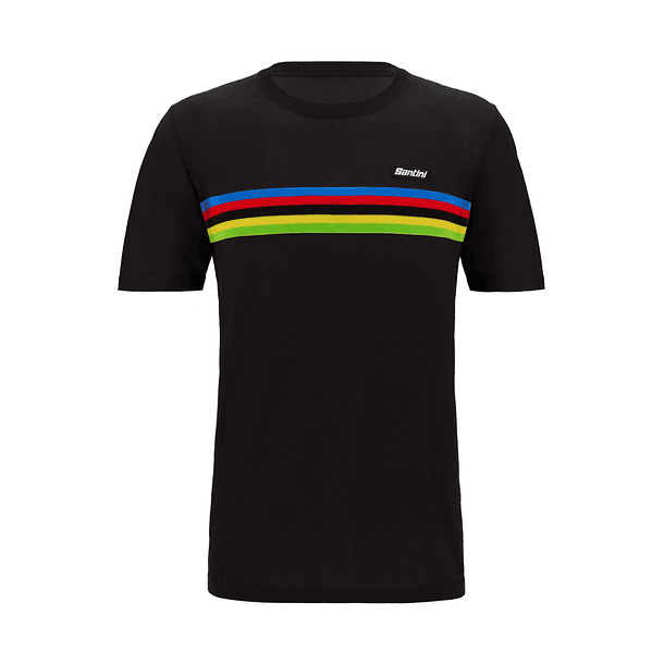 Camiseta Santini UCI WORLD CHAMPION - Black 1