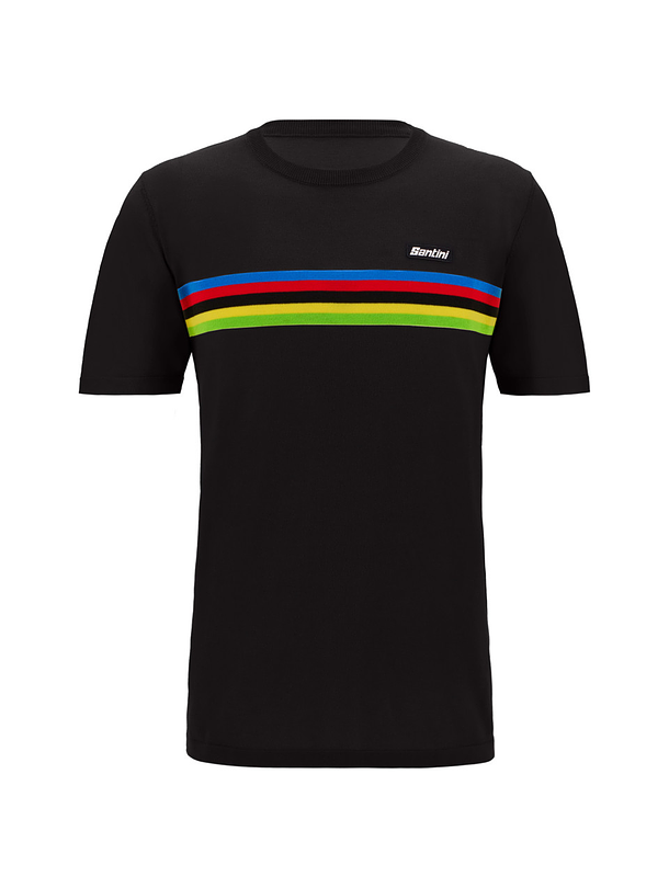 Camiseta Santini UCI WORLD CHAMPION - Black