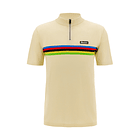 Camiseta Polo Santini UCI WORLD CHAMPION - White 1
