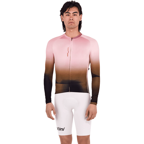 Maillot Santini Luce Unisex Manga Larga  - Beige  2