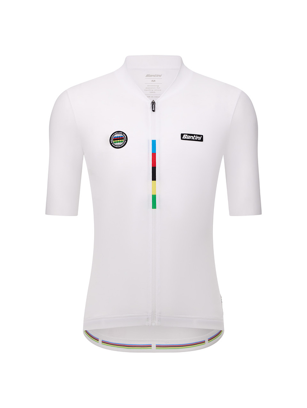  Maillot Santini Unisex Mondo UCI WORLD CHAMPION - White