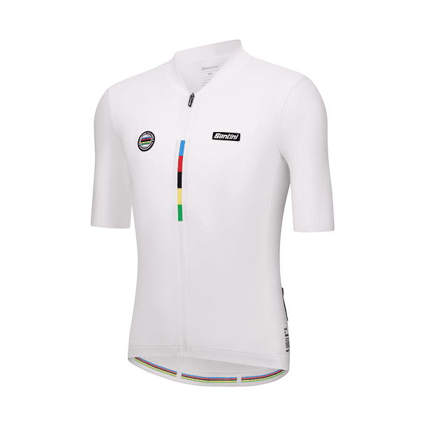  Maillot Santini Unisex Mondo UCI WORLD CHAMPION - White 3