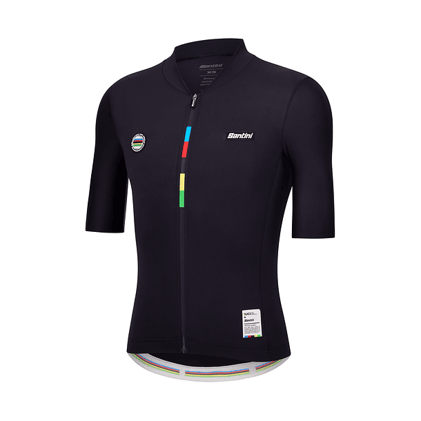 Maillot Santini Unisex Mondo UCI WORLD CHAMPION - Black 2