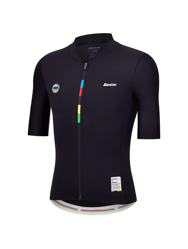 Maillot Santini Unisex Mondo UCI WORLD CHAMPION - Black