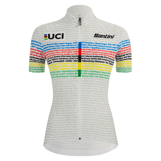 Maillot Santini UCI ROAD 100 CHAMPIONS - Mujer  1