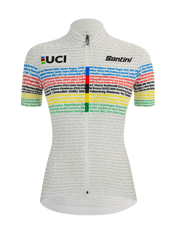 Maillot Santini UCI ROAD 100 CHAMPIONS - Mujer 