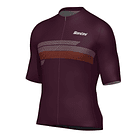 Maillot Santini Horizon2 Hombre - Burgundy 2
