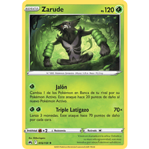 Zarude - 016/159 - Holo Rare
