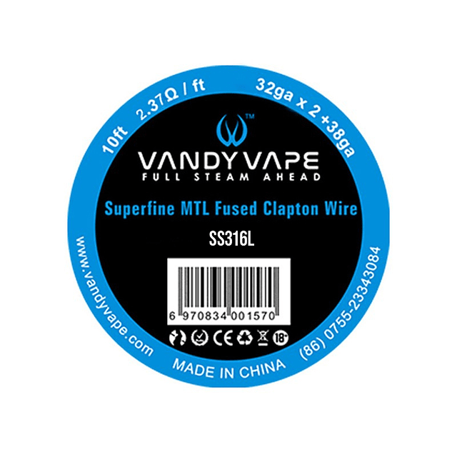 Superfine MTL Fused Clapton Alambre