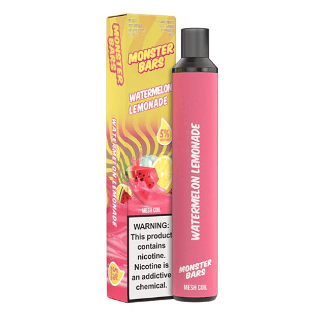 Monster Bars Lemonade 3.500 Puff Desechable Pod