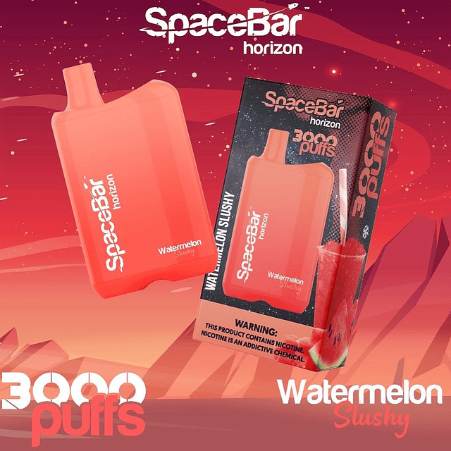 SpaceBar Horizon 3.000 Puff Desechables