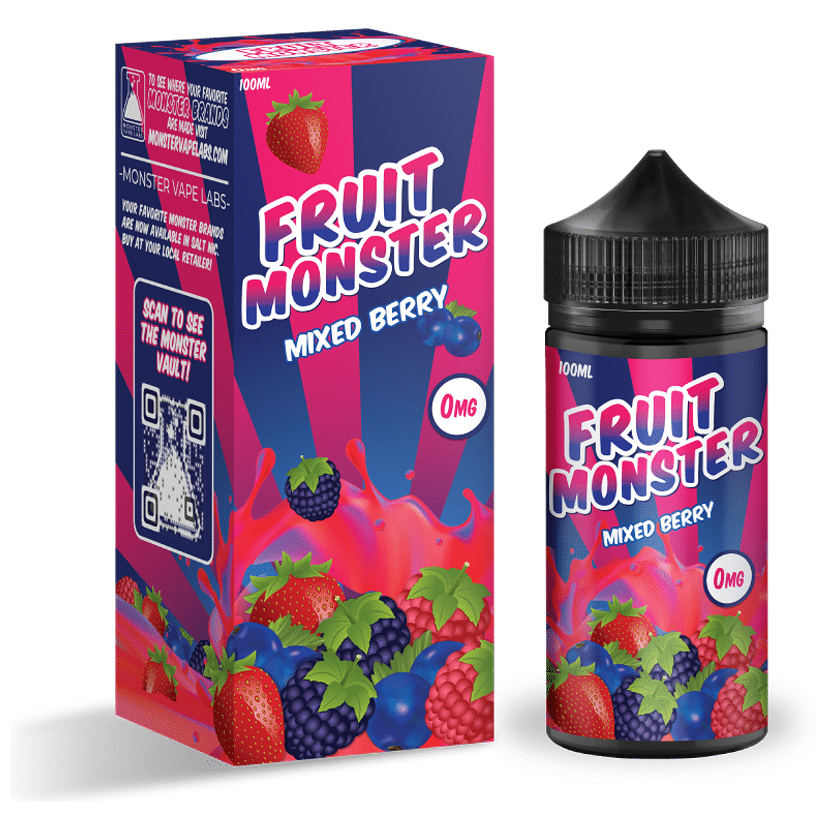 Fruit Monster Mixed Berry 100ml Shortfill SantiVape Shop