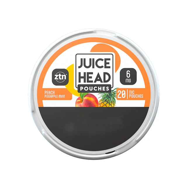 JUICE HEAD POUCHES 20 N.P PEACH P M
