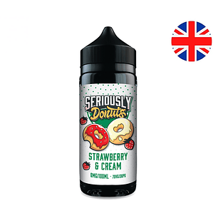 Strawberry and Cream 100ml Shortfill