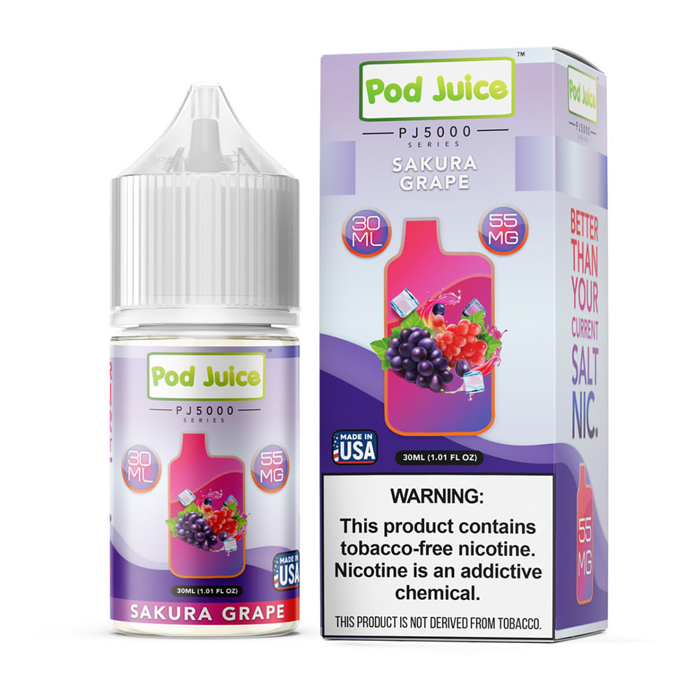 Pod Juice Sakura Grape ICE Salt 30ml