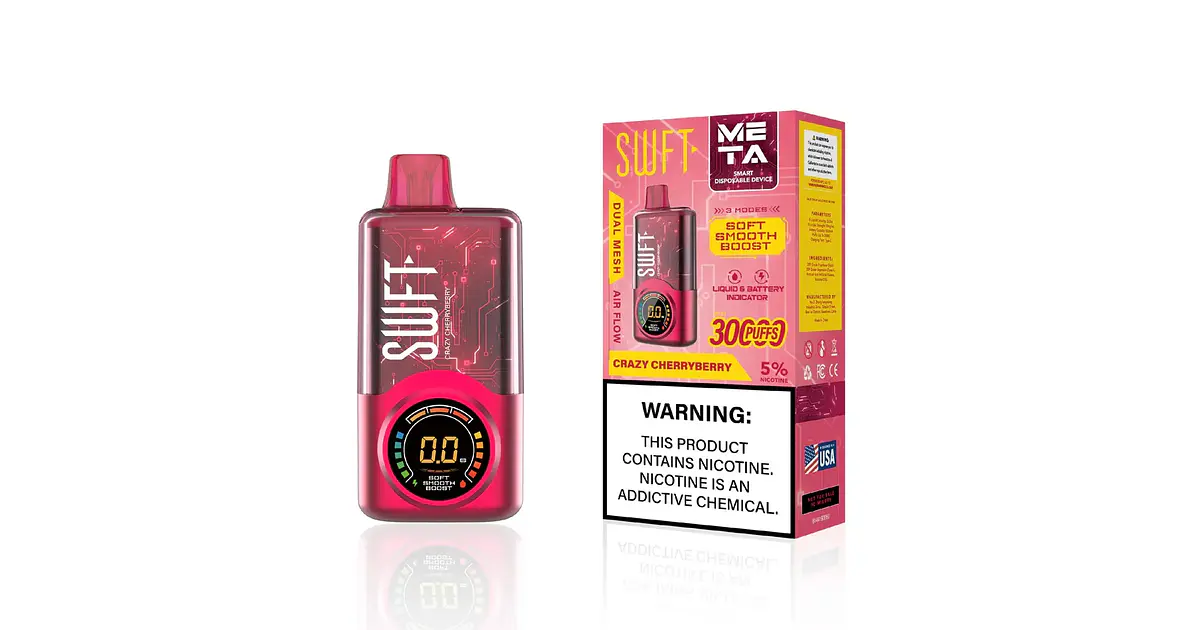 elf bar vape uk Buy Crazy Cherryberry SWFT Meta 30 000 Puffs Disposable main image 1