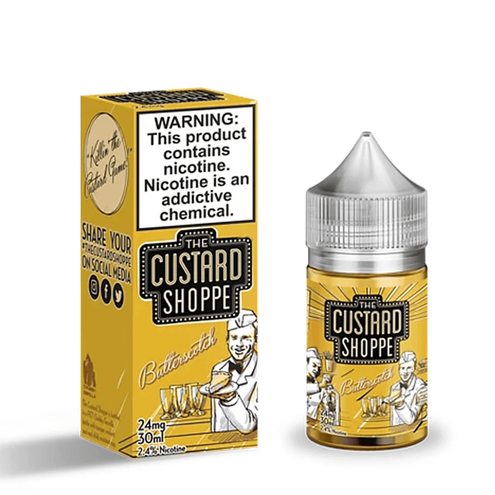 The Custard Shoppe Butterscotch Salt 30ml 1