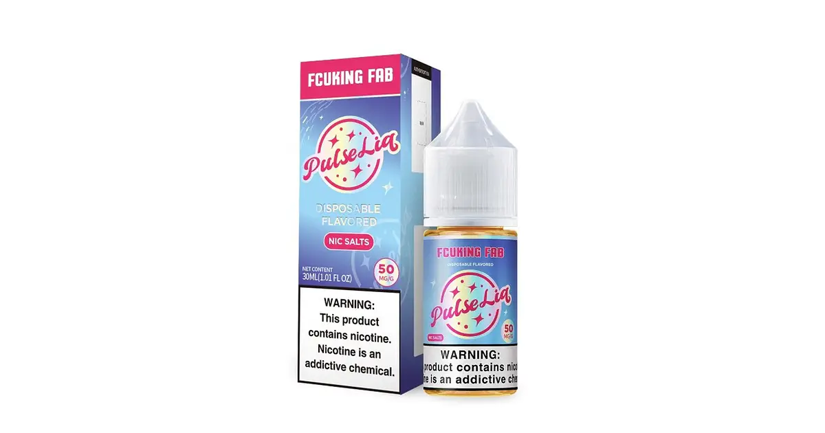 Vape Juice Review Pulse Liq Salts 30mL - Fcucking Fab | Smoke Smart | -  Smoke Smart Vapor Salt Nicotine E Juice