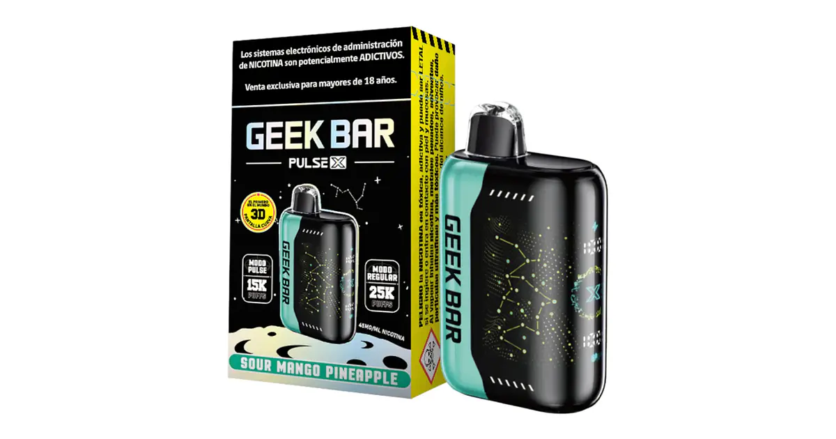 Geek Bar Pulse X Mango Acido Pia  Vape Desechable 25K Puff
